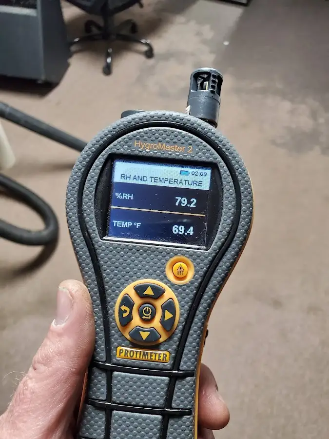 Moisture meter humidity assessment for Fire & Smoke Damage Restoration in Kentfield
